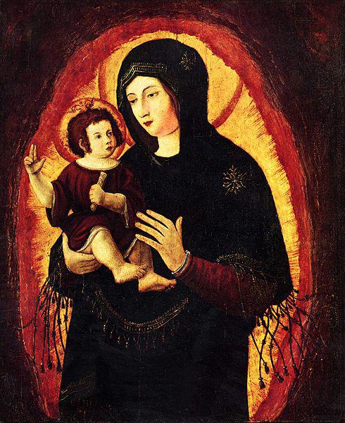 Albrecht Altdorfer Madonna France oil painting art